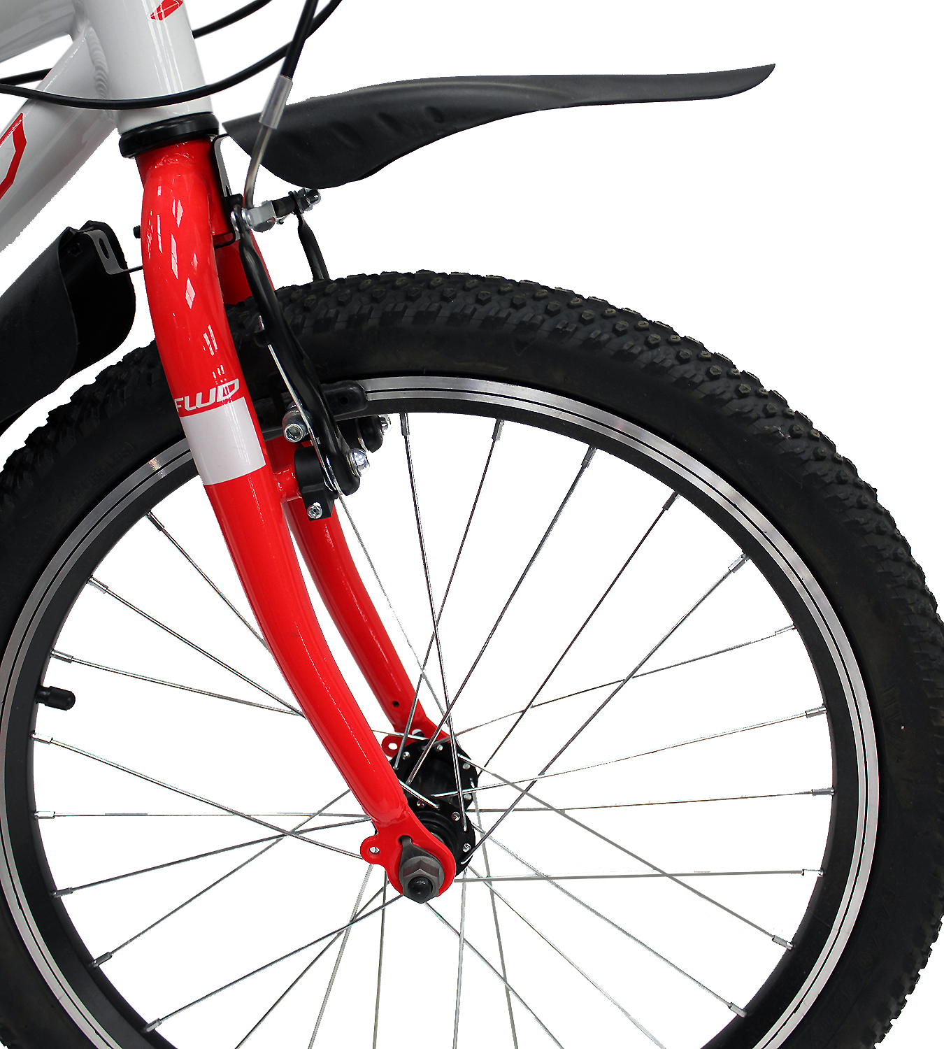 Велосипед Forward Rise 20 2.0 Disc 2021 Белый/Красный
