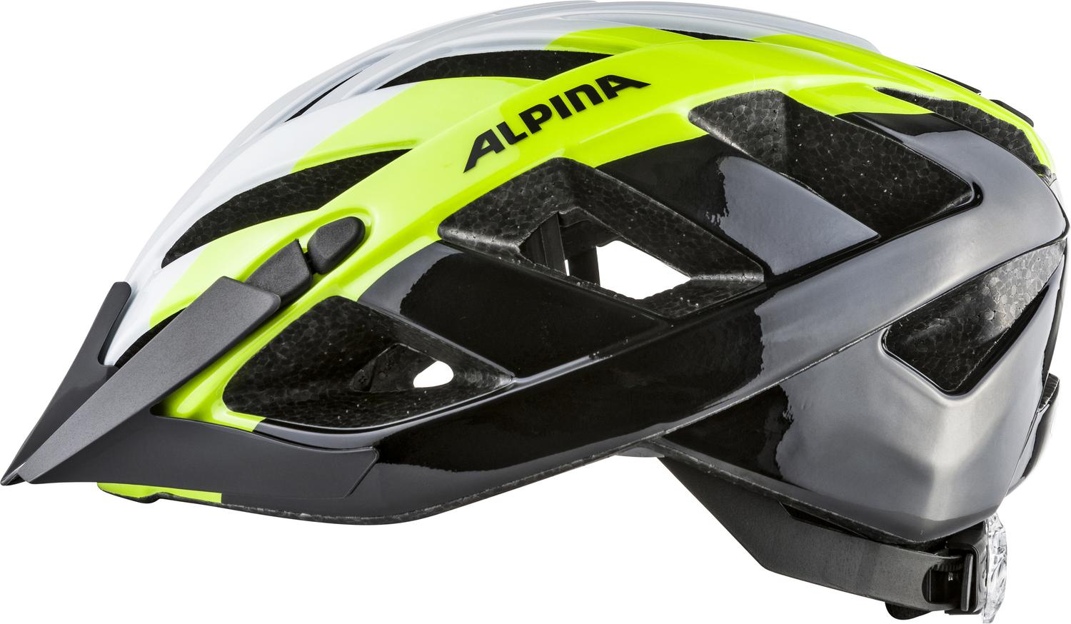 Велошлем Alpina 2021 Panoma 2.0 White/Neon/Black Gloss