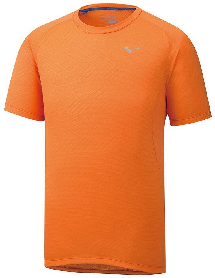 Футболка беговая Mizuno 2019 Alpha Vent Tee оранжевый