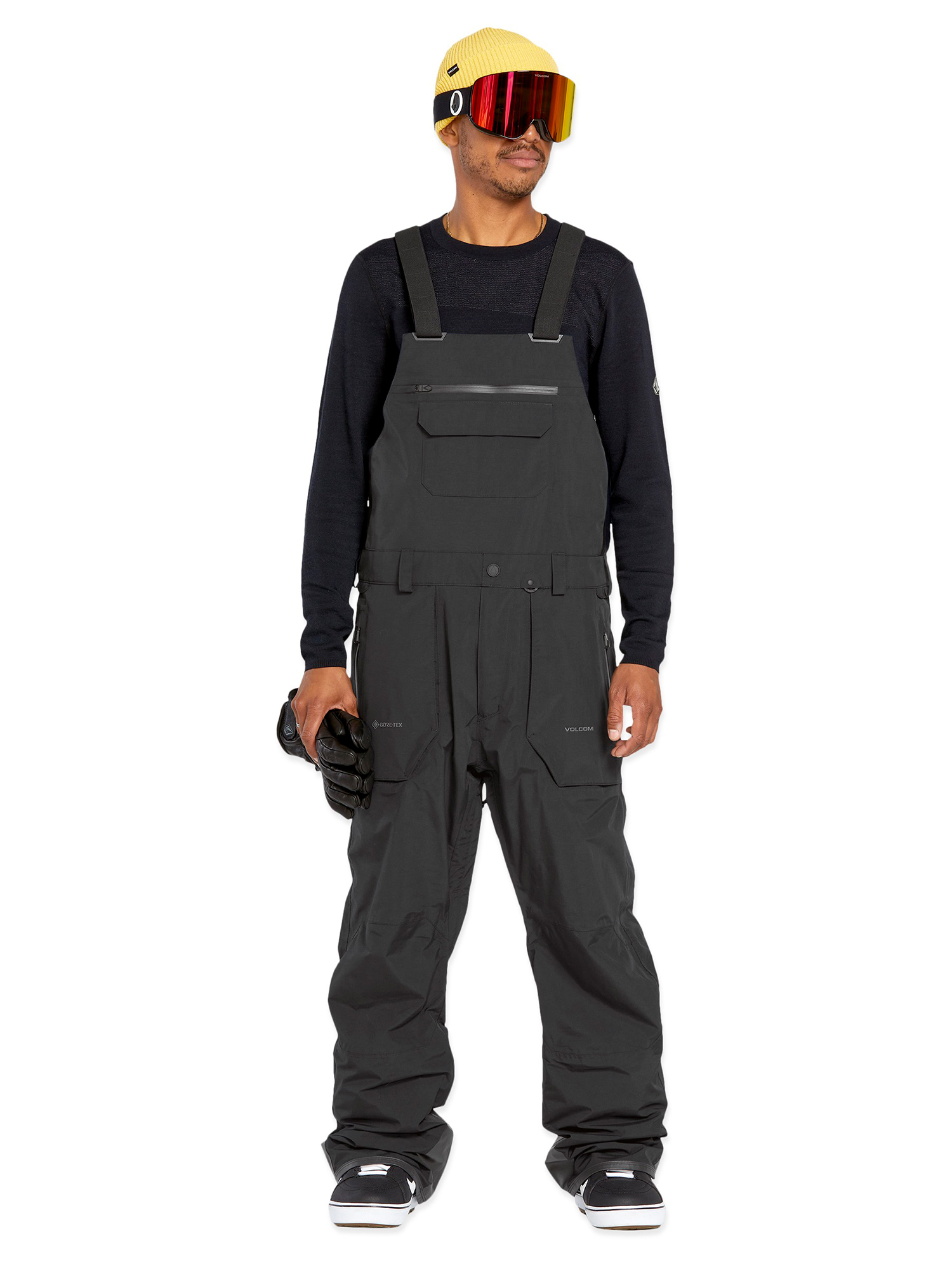 VOLCOM （ボルコム） Полукомбинезон сноубордический Volcom Rain GTX Black – купить по