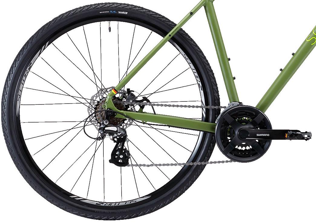 Велосипед Silverback Scento Path 2019 темно зеленый/лайм