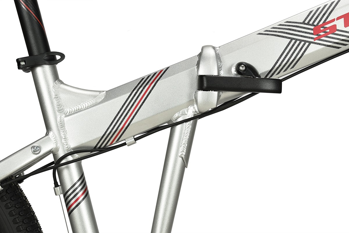 Велосипед Stark Cobra 29,2 D 2022 серебристый/красный