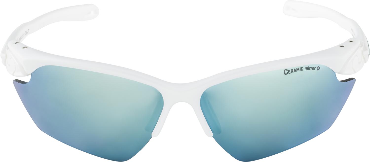 Очки солнцезащитные Alpina 2021-22 Twist Five HR S CM+ White Matt/Pistachio/Emerald Mirror
