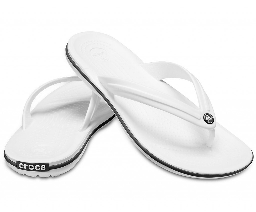 Сланцы Crocs Crocband Flip White