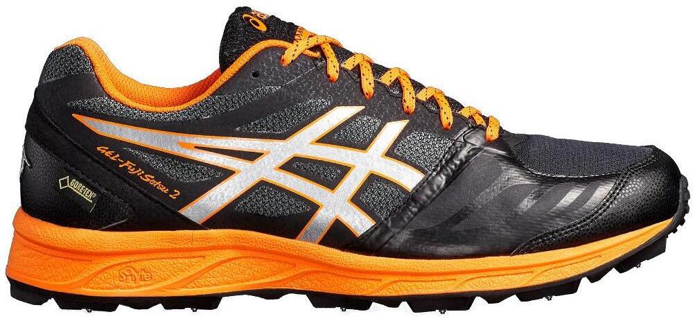 Беговые кроссовки для XC Asics 2018-19 Gel-FujiSetsu 2 G-TX Performance Black/Shocking Orange