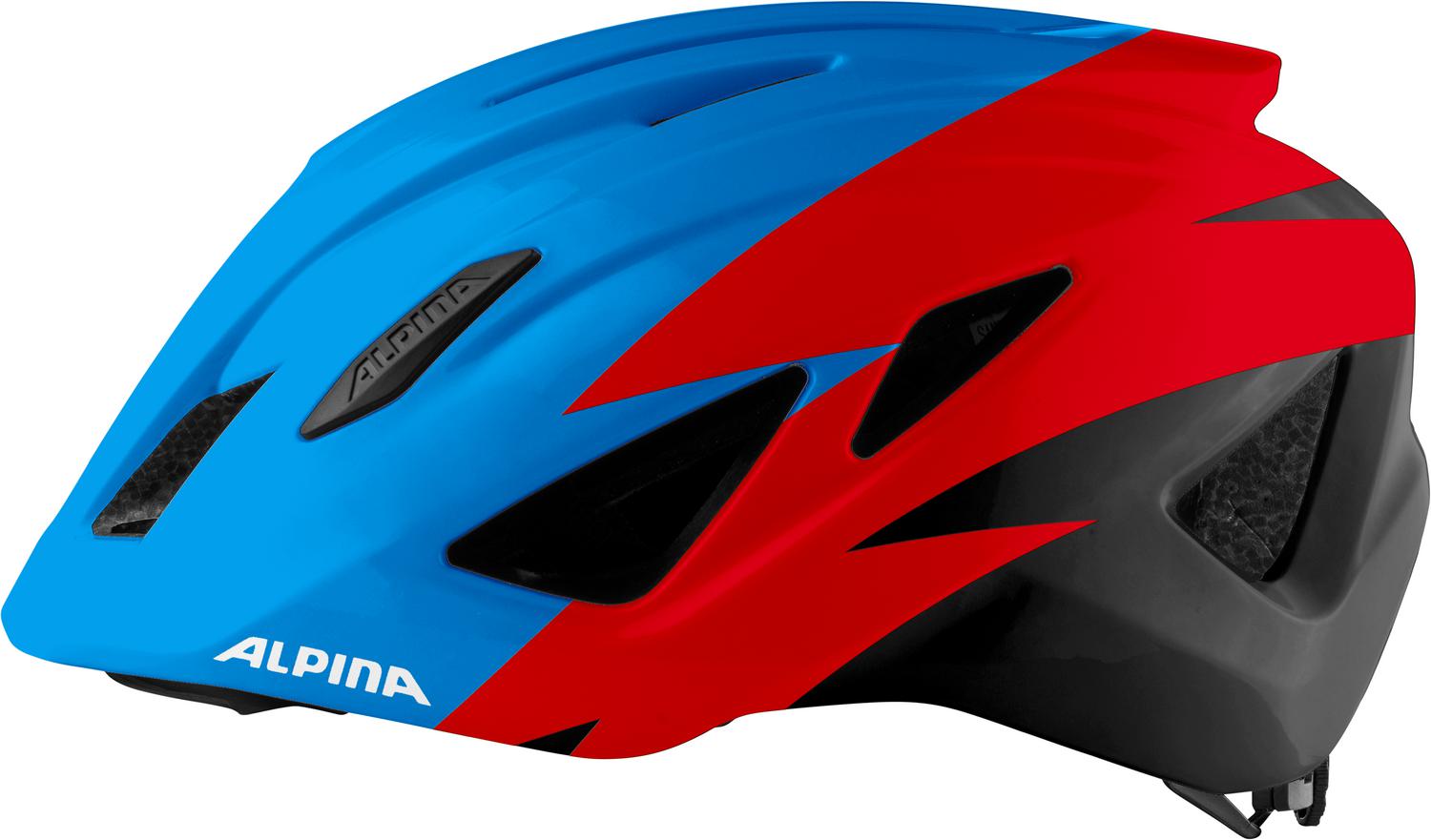 Велошлем Alpina 2021 Pico Blue/Red/Black Gloss
