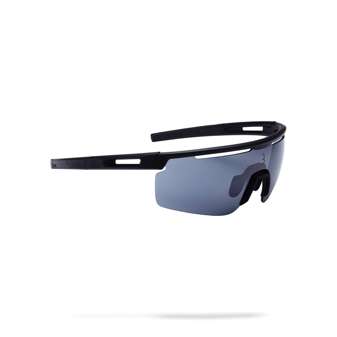 

Очки Солнцезащитные Bbb 2018 Avenger Pc Smoke Flash Mirror Lenses Черный
