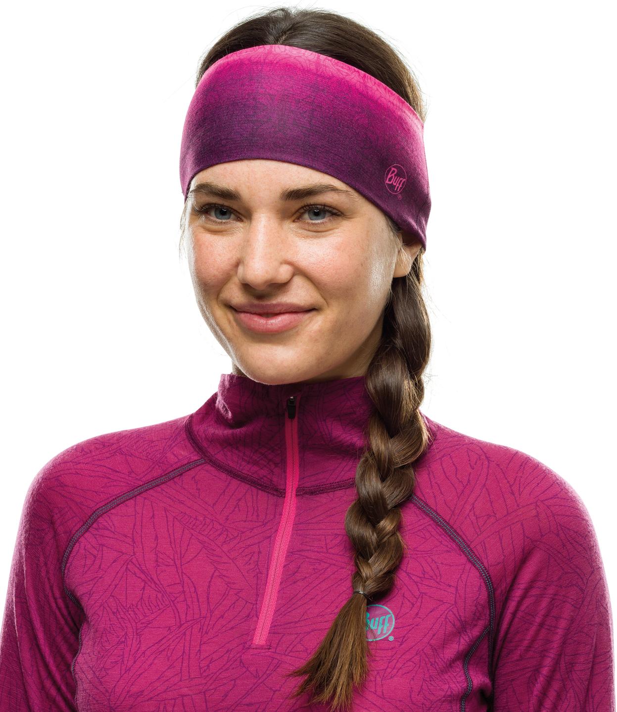 Повязка Buff Coolnet UV+ Headband Boronia Pink