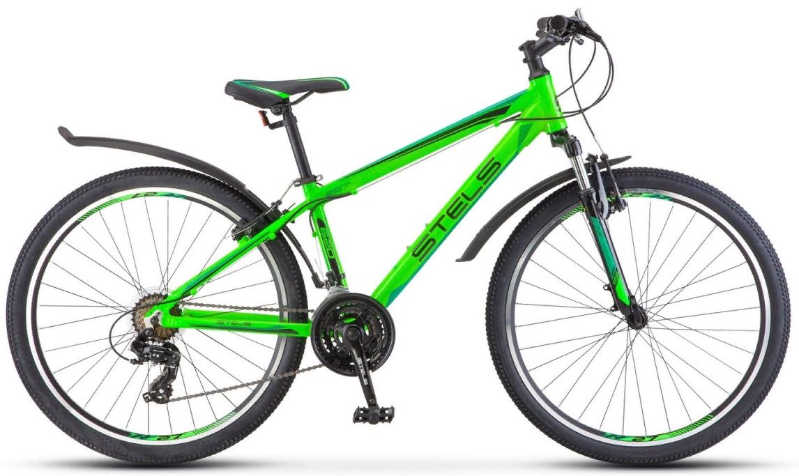 Велосипед Stels Navigator 620 V 26 V010 2020 Неоновый-зеленый/Черный