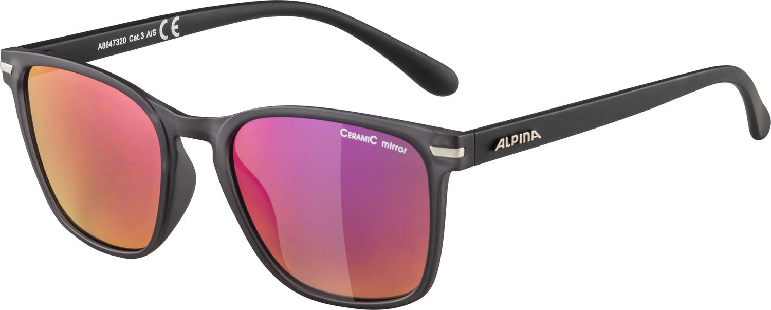 Очки солнцезащитные Alpina 2021-22 Yefe Grey Transparent Matt/Rose-Gold Mirror