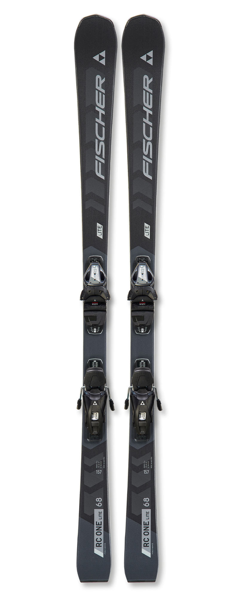 Горные лыжи с креплениями FISCHER RC ONE LITE 68 + RS9 Dark grey