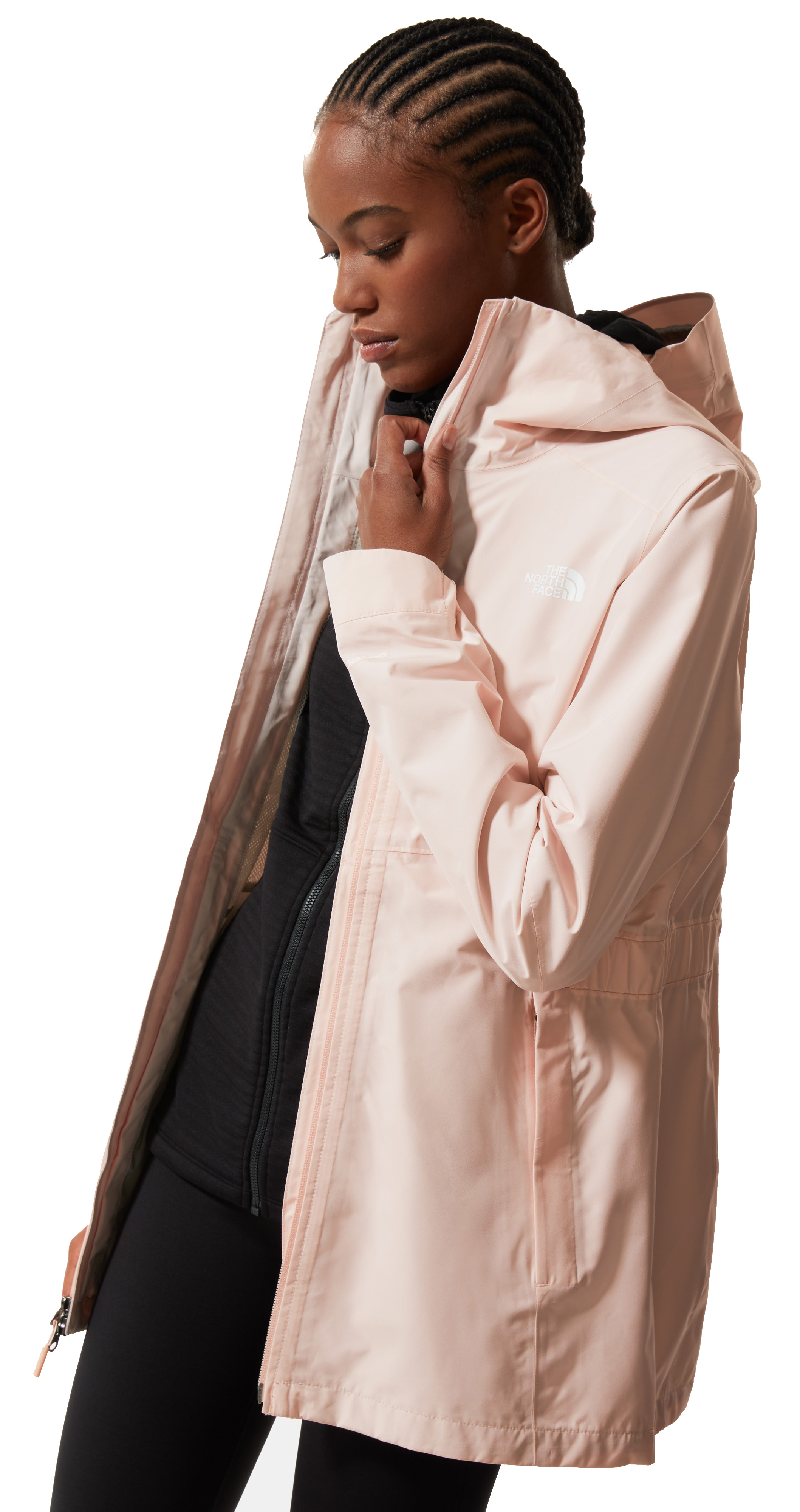 The North Face Hikesteller Parka Shell Jacket W Pearl Blush