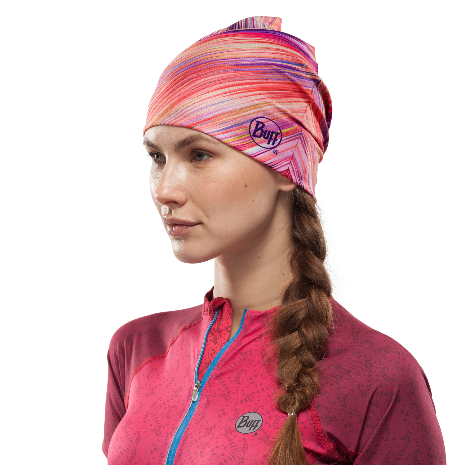 Повязка Buff CoolNet® UV+ Multifunctional Headband ayla Rose Pink