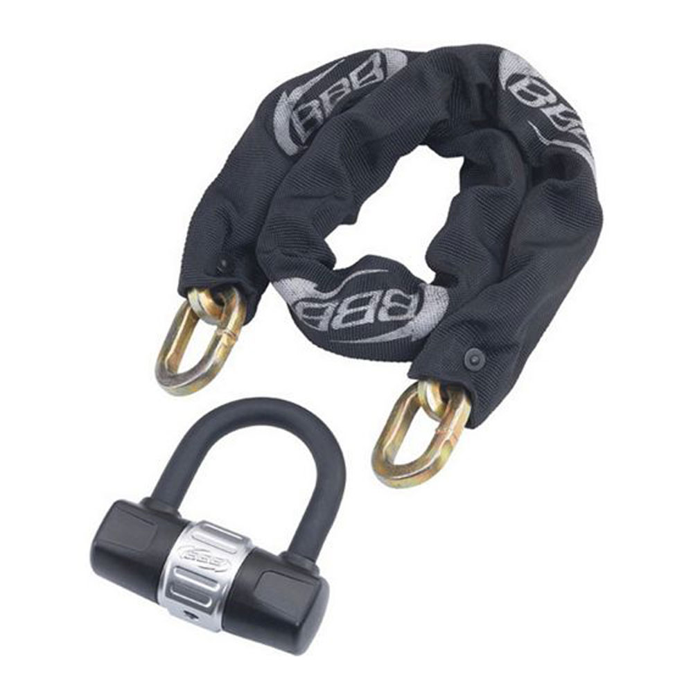 Замок Велосипедный Bbb Powerchain 10Mmx10Mm X 1000M Chain + 100 X 110Mm U Lock