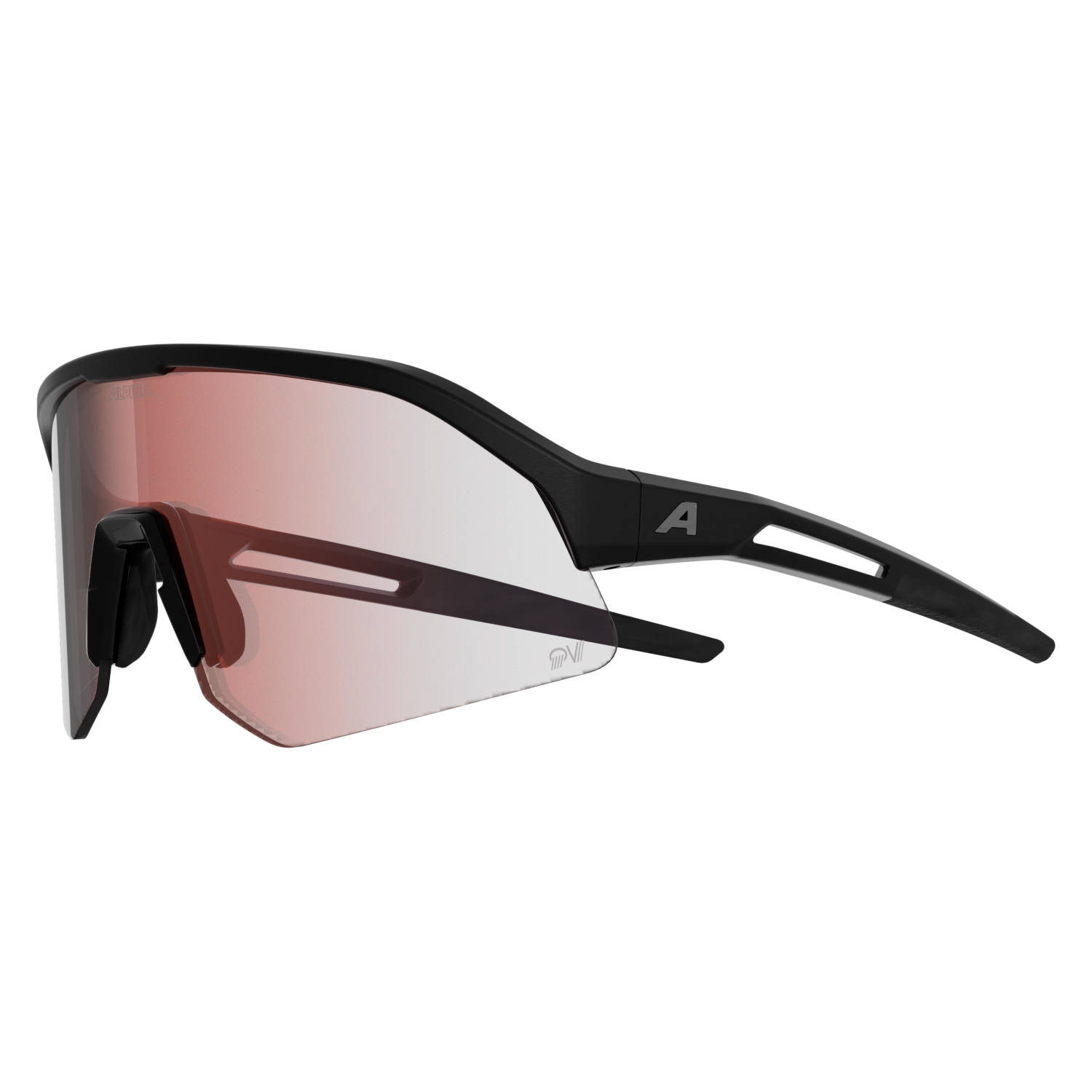Очки Солнцезащитные Alpina Sonic Hr M Qv Black Matt/Rainbow Mirror Cat.1-3