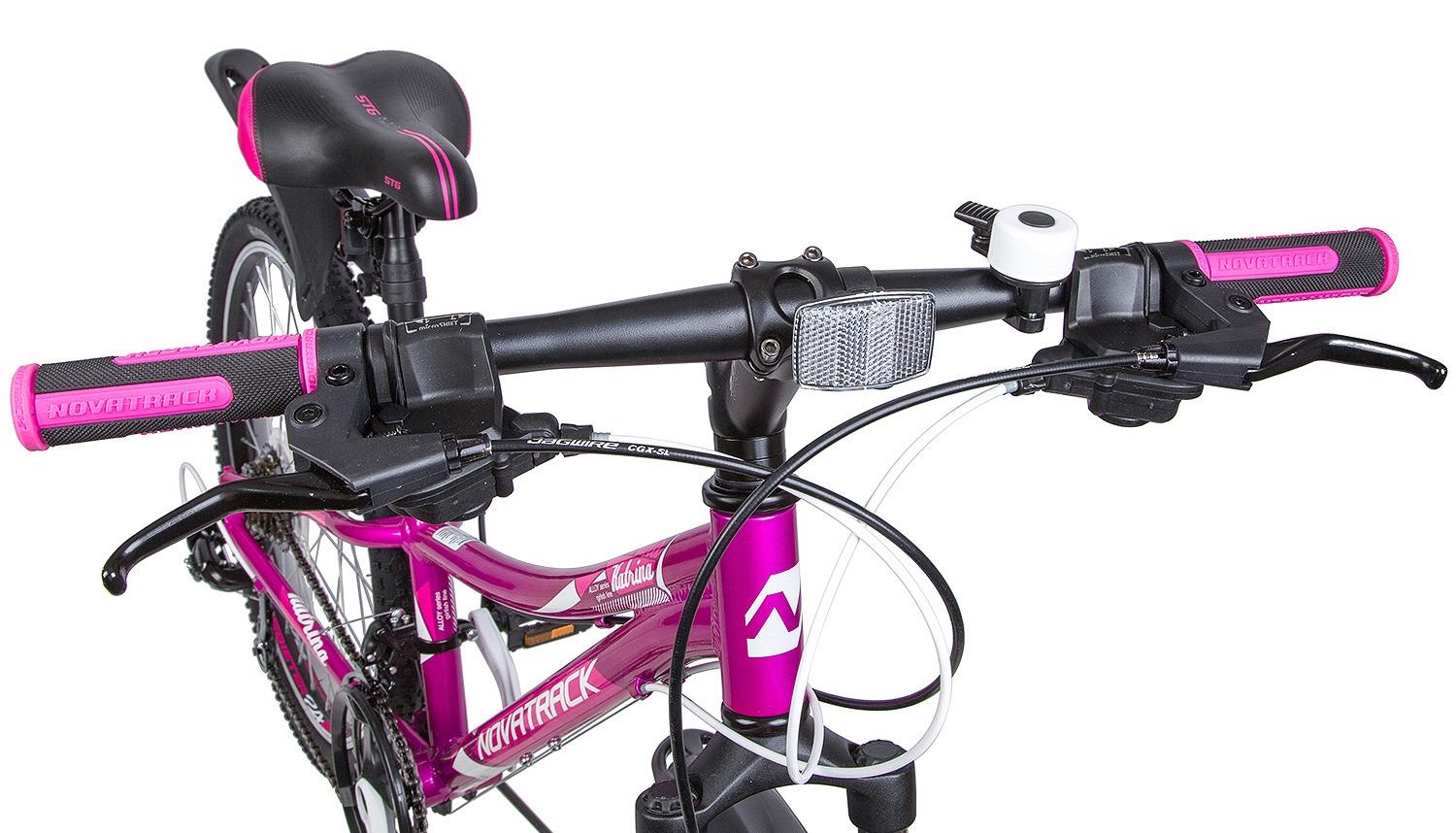Велосипед Novatrack Katrina 21.V 24 2021 фиолетовый