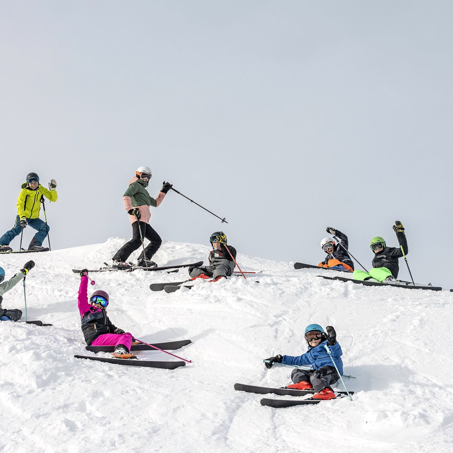 Горные лыжи с креплениями ELAN Jett QS 70-90 + EL 4.5 Shift