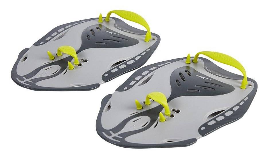 Лопатки для плавания Speedo Power Paddle Серый/Зеленый