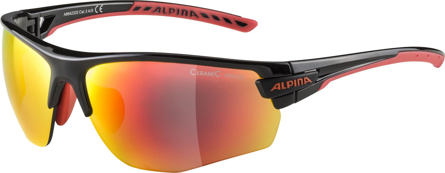 Очки солнцезащитные Alpina 2021 Tri-Scray 2.0 HR Black/Red/Red Mirror