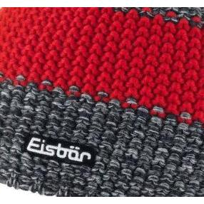 Шапка Eisbar 2018-19 Styler Pompon MU серый, красный