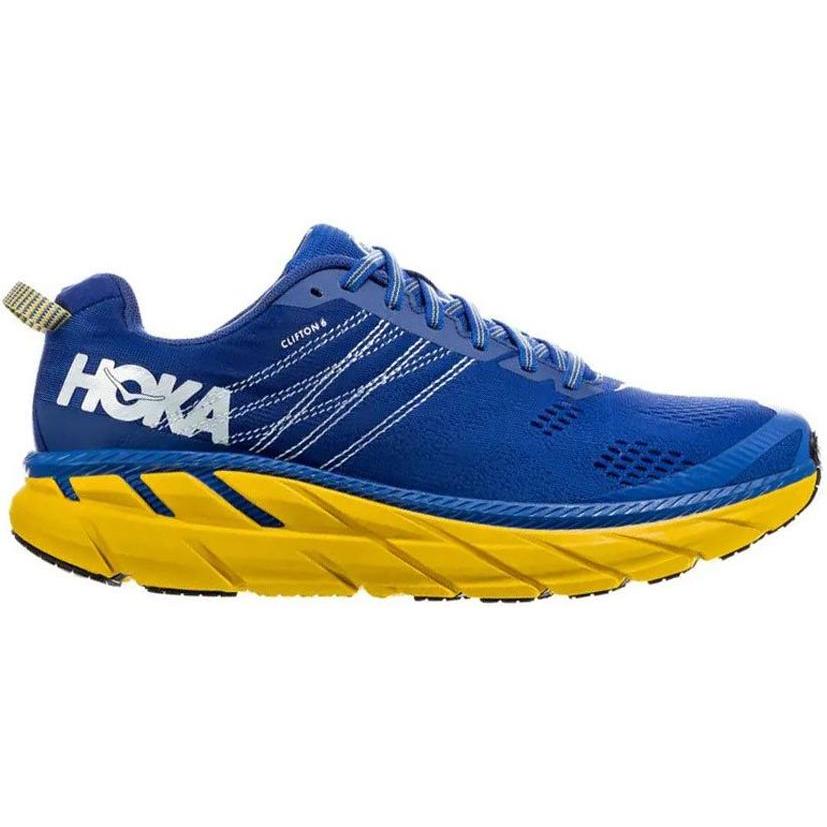 Беговые кроссовки Hoka 2019 M CLIFTON 6 NEBULAS BLUE / LEMON