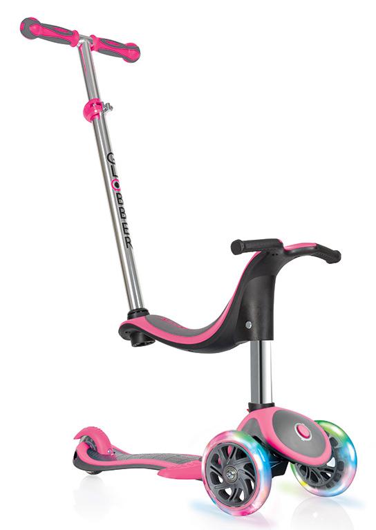 

Самокат Globber 2018 Evo 4 In 1 Plus Розовый