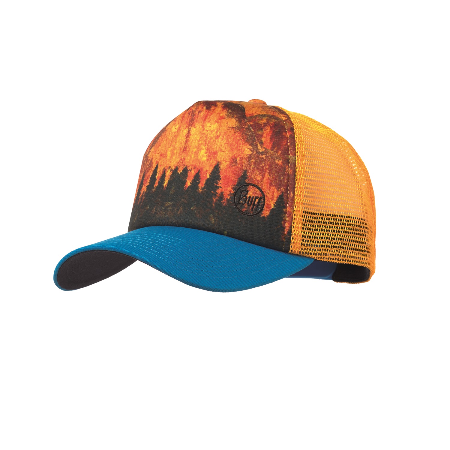 Кепка Buff Trucker Cap Lake Reflex Dark Brown