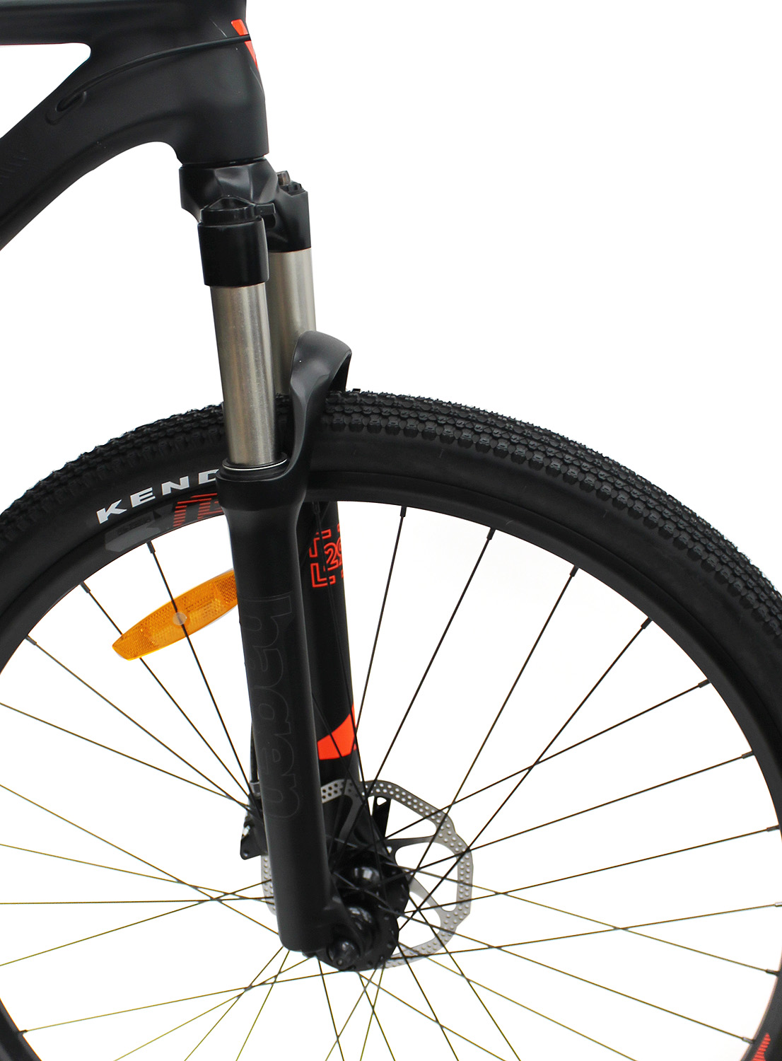 Велосипед Welt Rubicon 1.0 29 2020 Matt Black/Orange