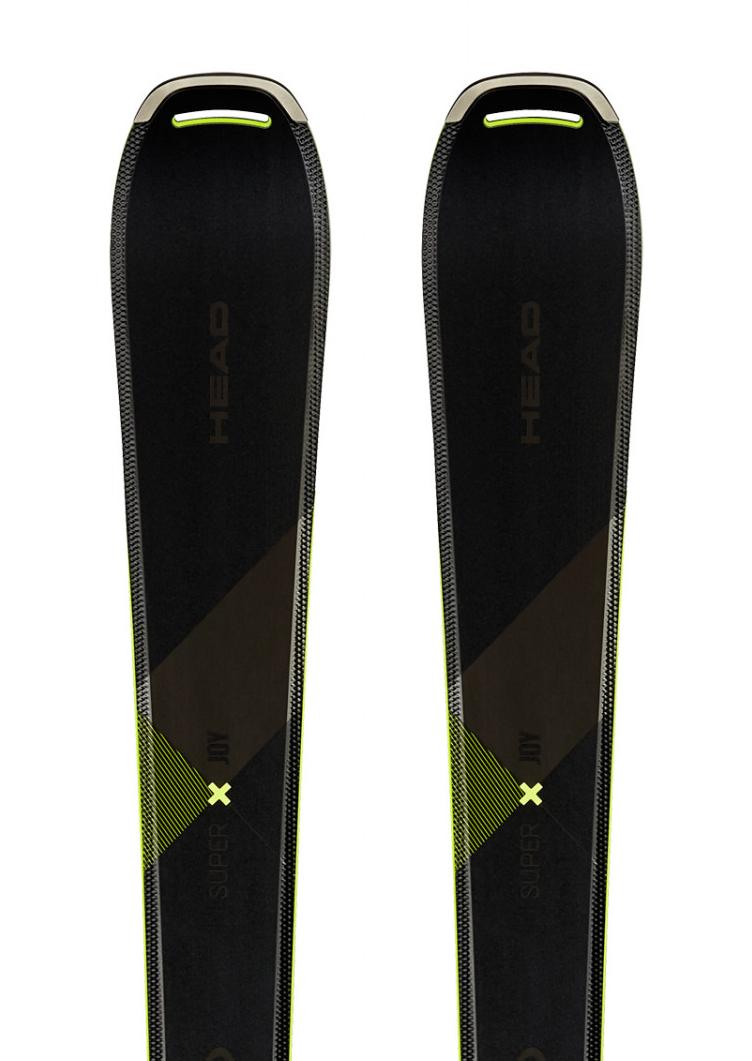 Горные лыжи с креплениями HEAD 2019-20 Super Joy SLR black/neon yellow + JOY 11 GW SLR BR.78[H]