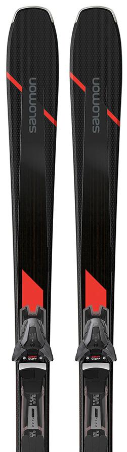 Горные лыжи с креплениями SALOMON 2019-20 XDR 80 TI + Z12 Black/Orange