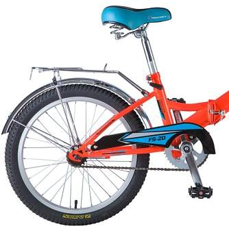 Велосипед Novatrack FS20 20 2019 оранжевый
