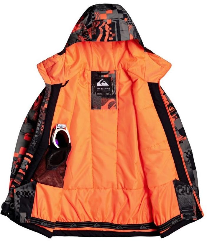 Куртка сноубордическая детская Quiksilver 2020-21 Morton youth Shocking orange radpack