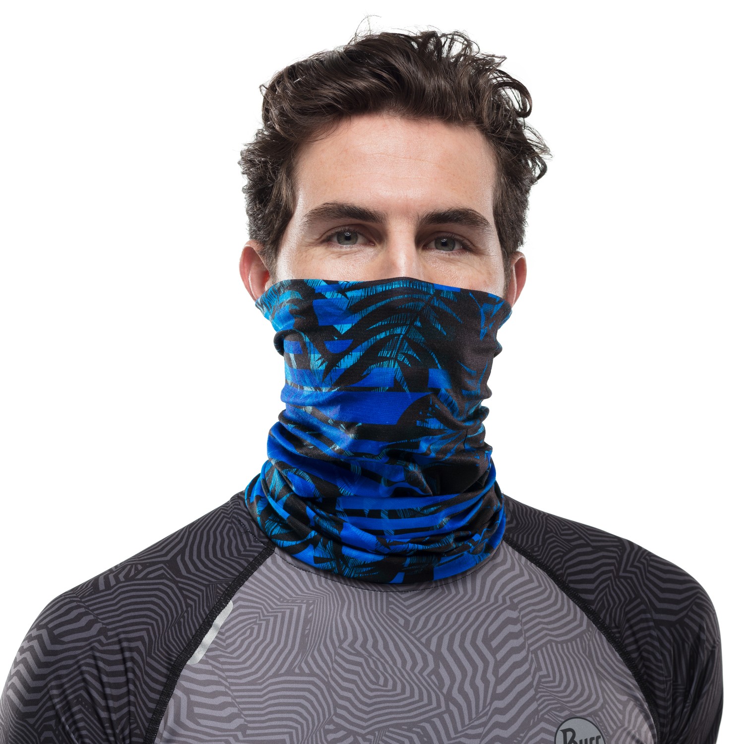 Бандана Buff CoolNet UV+ Neckwear Itap Blue