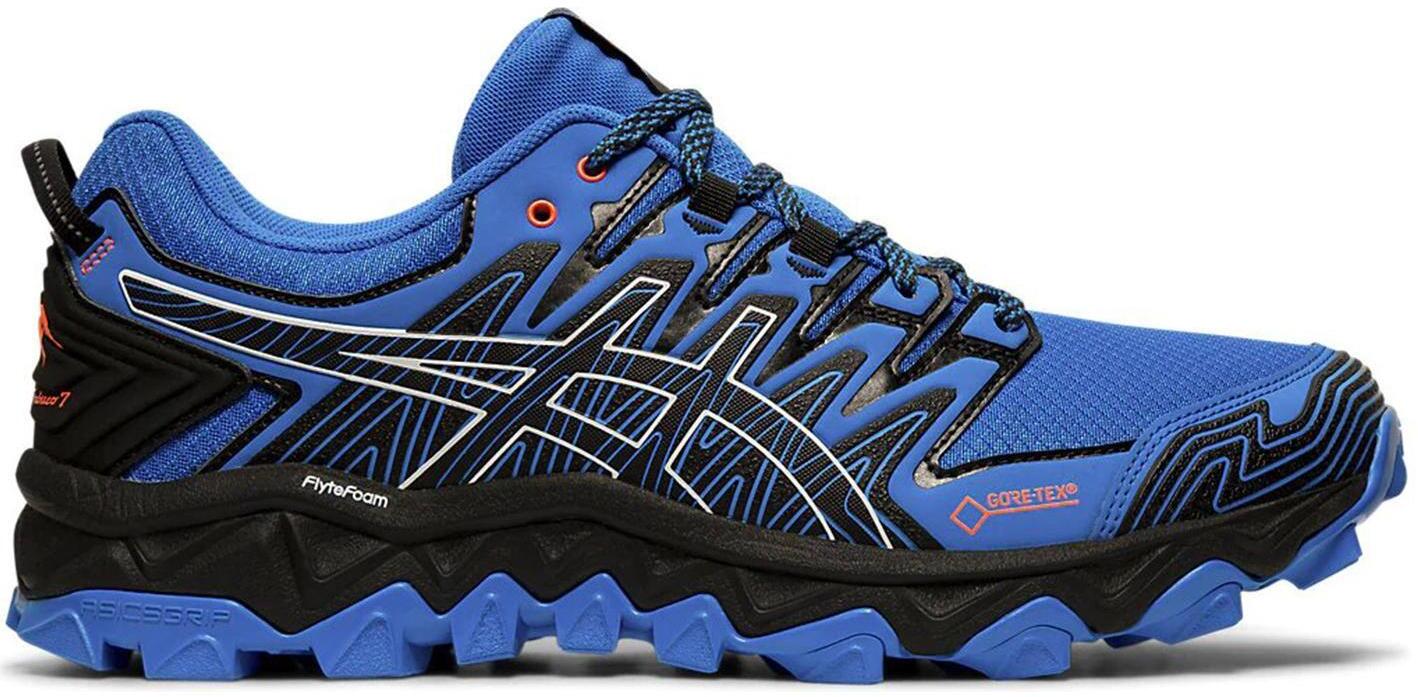 Беговые кроссовки для XC Asics 2019-20 Gel-FujiTrabuco 7 G-TX Electric Blue/Black