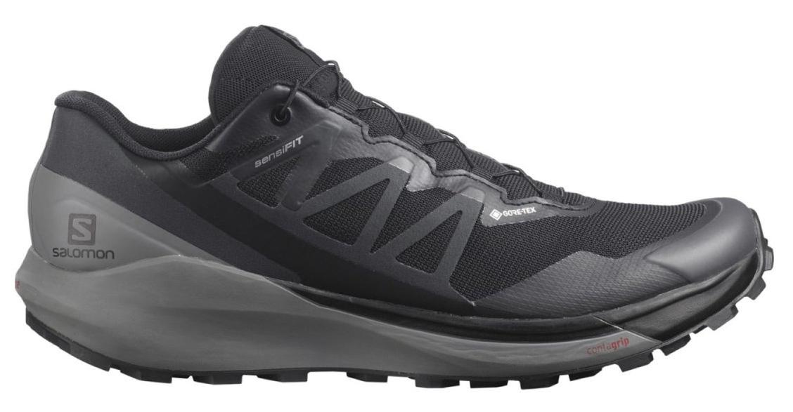 Беговые кроссовки SALOMON Sense Ride 4 Invisible Gtx Black/Quiet Shade/Black