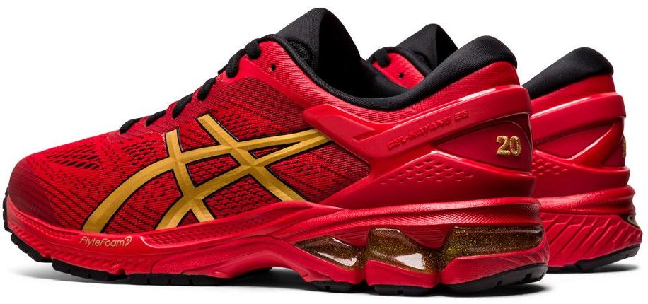 Кроссовки Asics Gel-kayano 26 - lucky Classic red/Pure gold