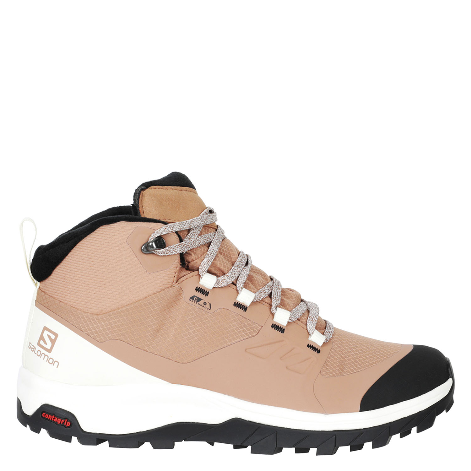 Треккинговые ботинки SALOMON Outsnap Cswp W Mocha Mousse/Vani