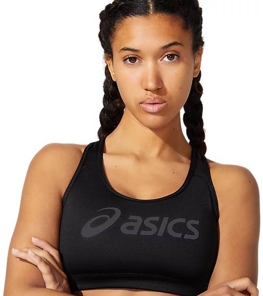 Топ беговой Asics Logo Bra Performance Black/Performance Black