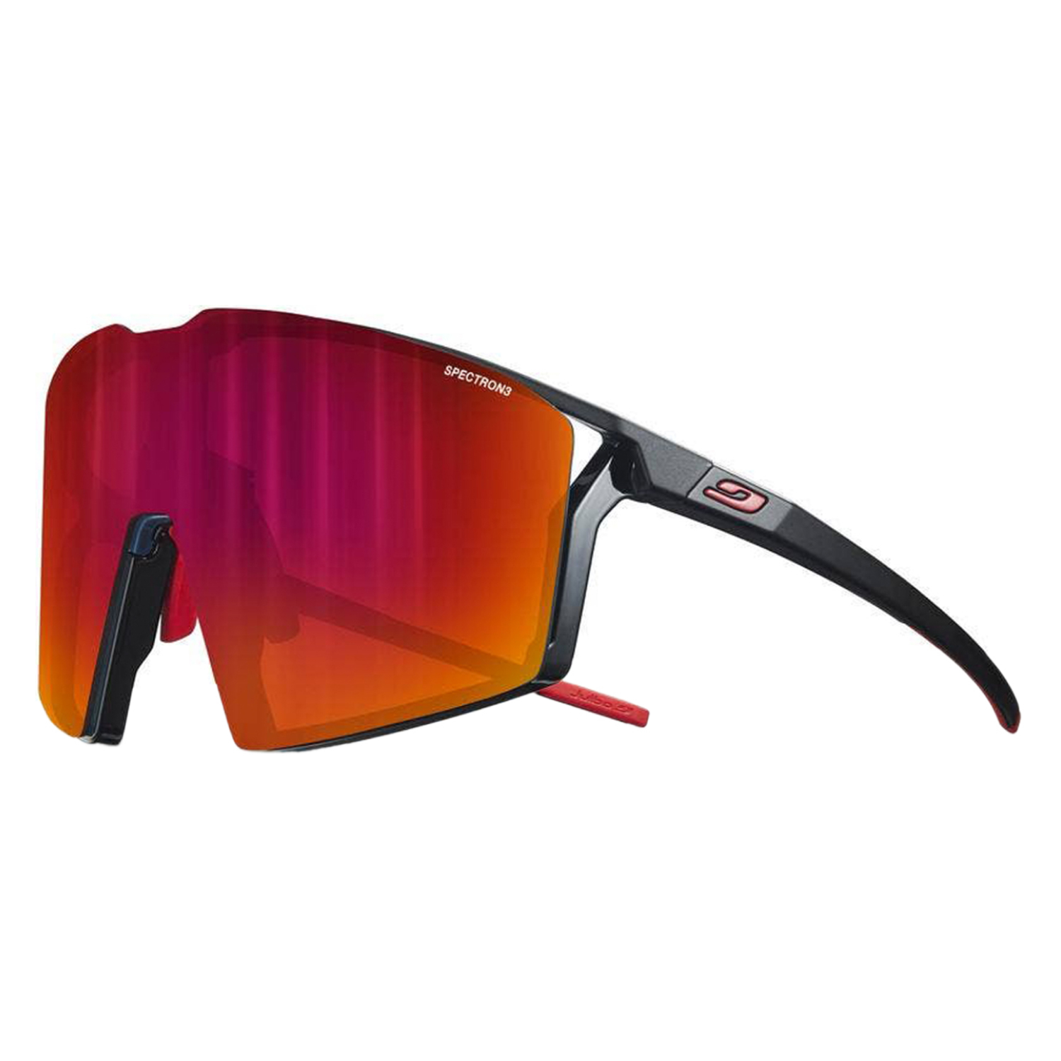 Очки солнцезащитные Julbo Edge Black/Red/Spectron 3CF/Gray/Multilayer Red + AF