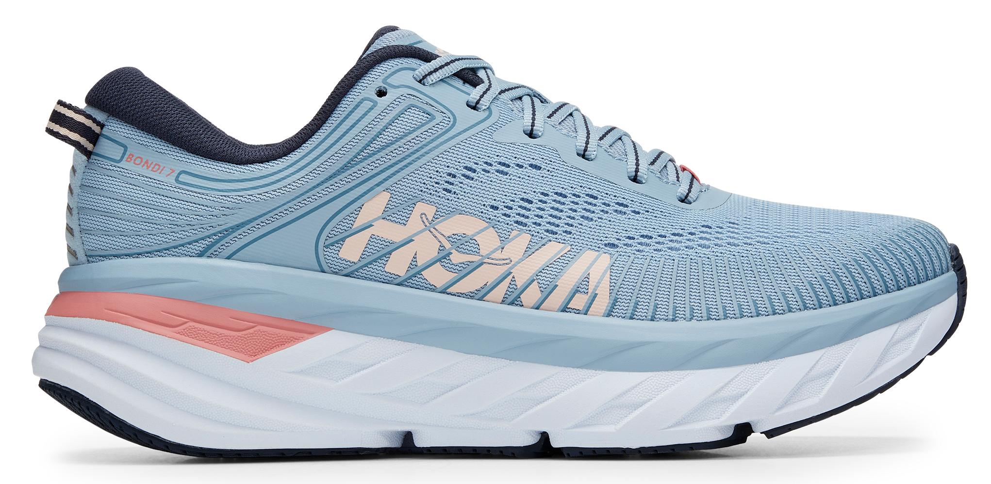 blue fog hoka bondi 7