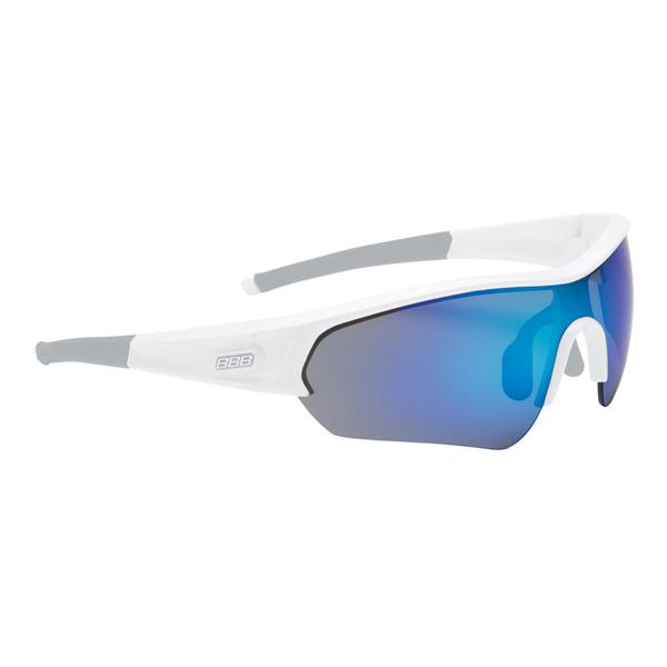 

Очки Солнцезащитные Bbb Select Glossy White Pc Smoke Blue Mlc Lens Синий