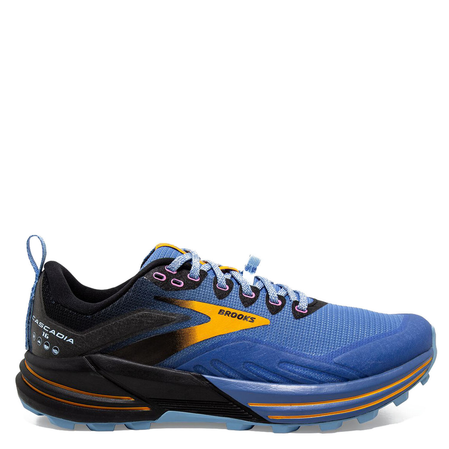 Кроссовки BROOKS Cascadia 16 Blue/Black/Yellow