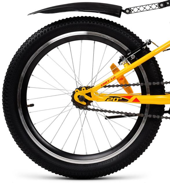 Велосипед Forward Unit 20 1.0 2019 Желтый