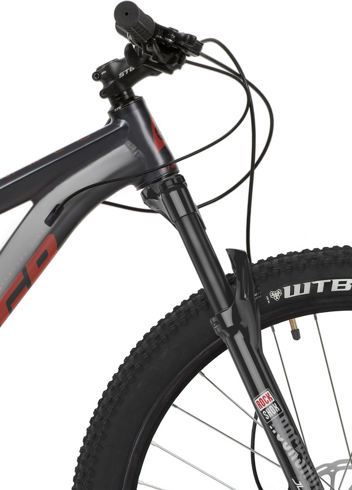 Велосипед Stinger Quest Pro 27 2024 Черно-Красный