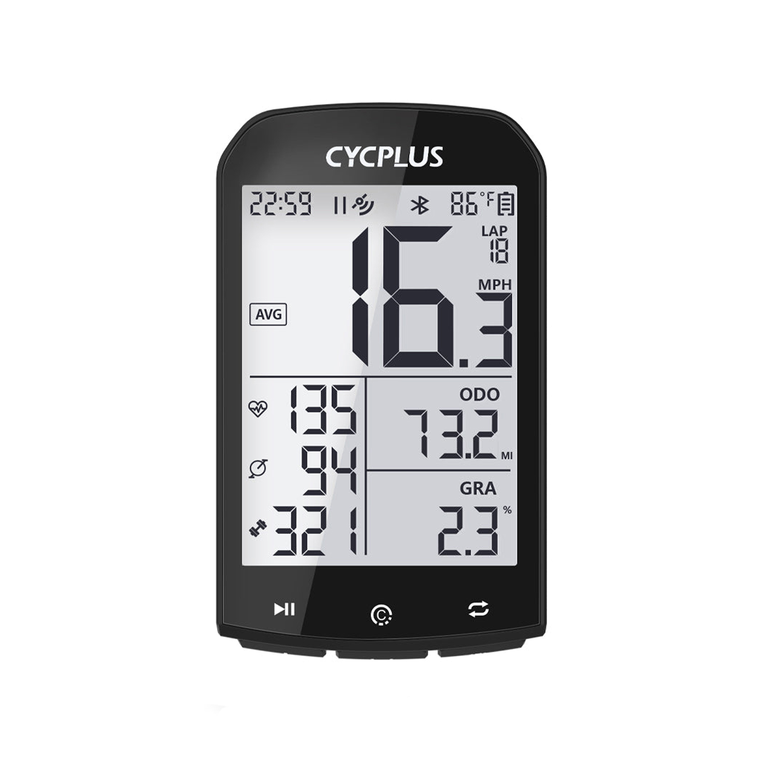 Велокомпьютер Cycplus M1 Bike GPS Computer