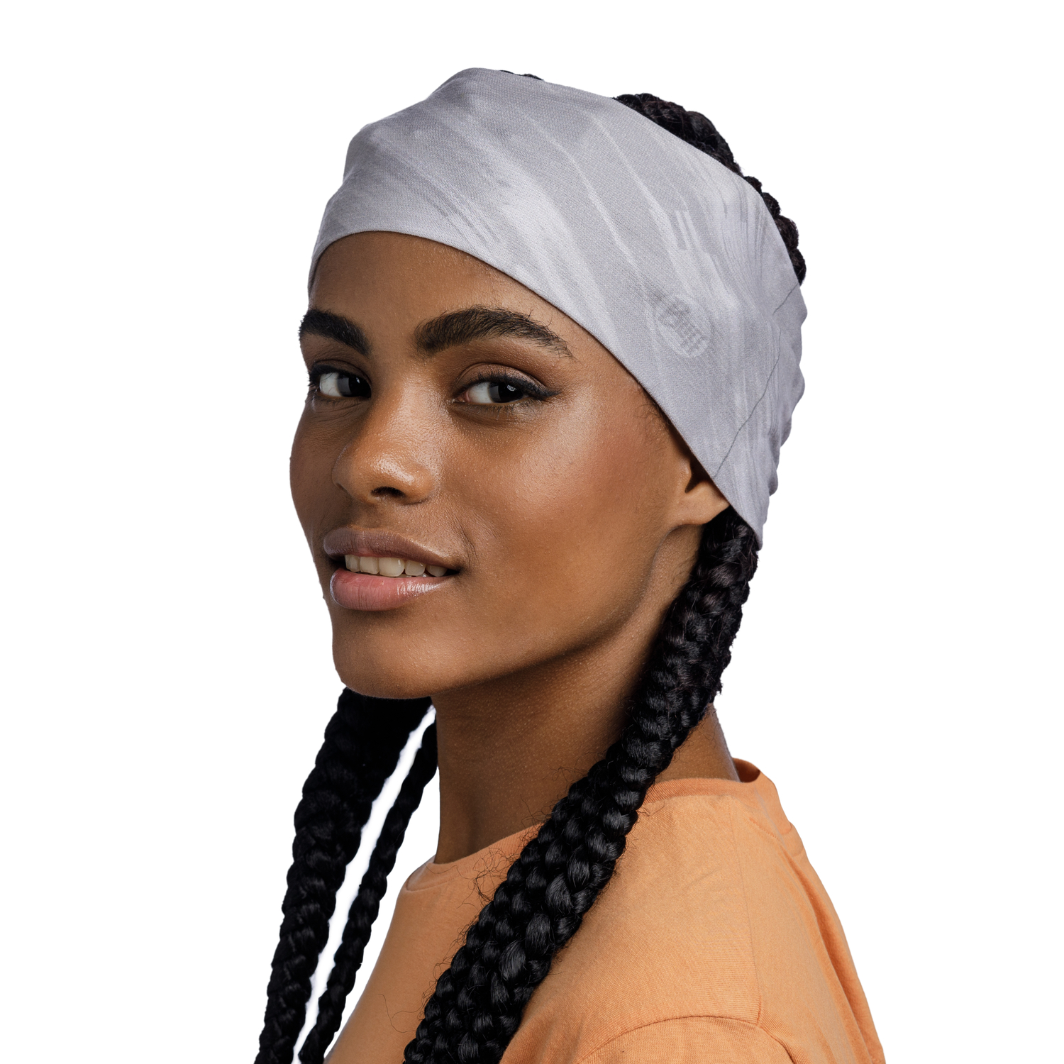Повязка Buff Coolnet UV+ Ellipse Headband Jaru Light Grey