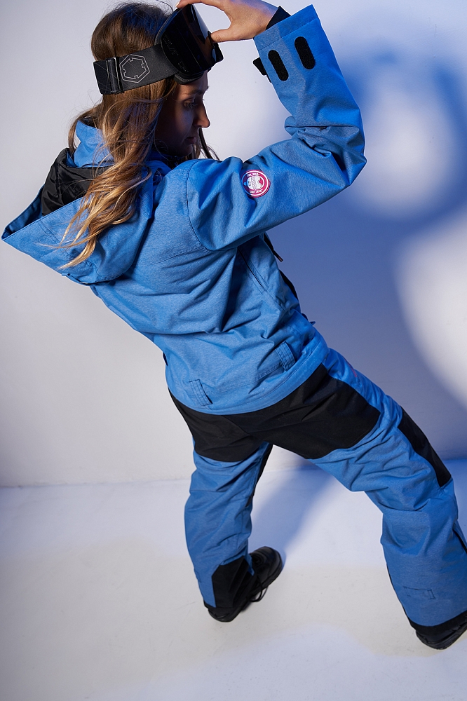 Комбинезон сноубордический COOL ZONE 2019-20 Urban синий джинс
