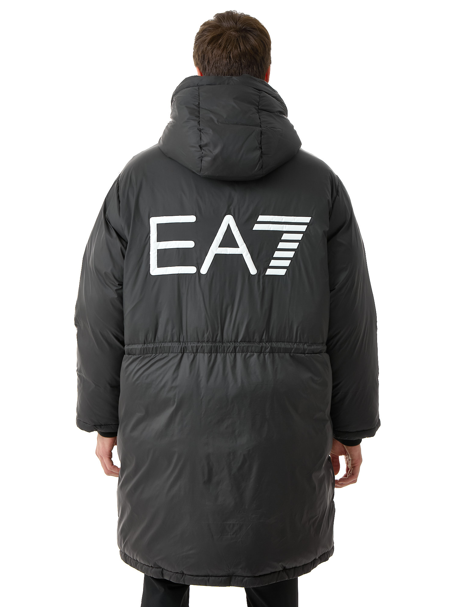 Парка мужская EA7 Emporio Armani Mountain Polar Big Logo Black