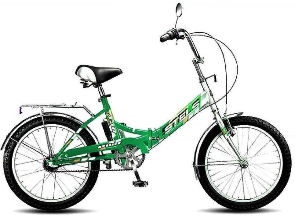 Велосипед Stels Pilot 430 20 2020 Серебристый/Зеленый