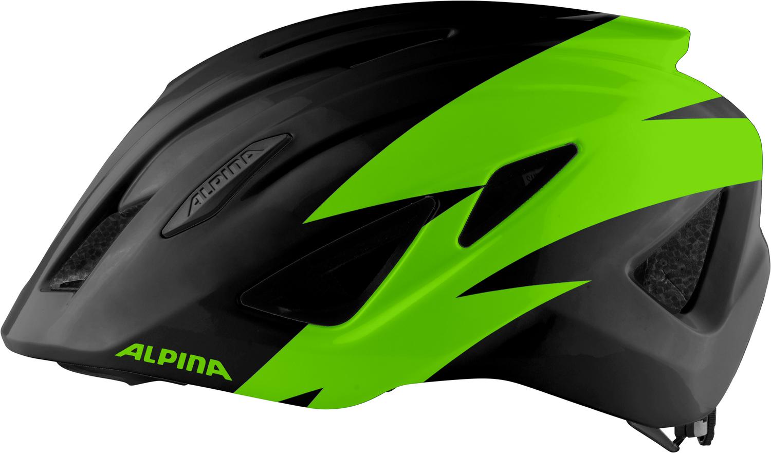 Велошлем ALPINA Pico Black-Green Gloss